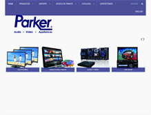 Tablet Screenshot of parker-electronics.com